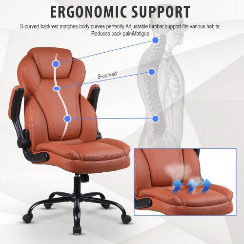 KASORIX Ergonomic Office Chair, Adjustable Swivel Chair with Velvet Lining, High-Back Lumbar Support, Flip-Up Armrests for Home, Office (Velvet White) KASORIX Ergonomic Office Chair, Adjustable Swivel Chair with Velvet Lining, High-Back Lumbar Support, Flip-Up Armrests for Home, Office (Velvet White)